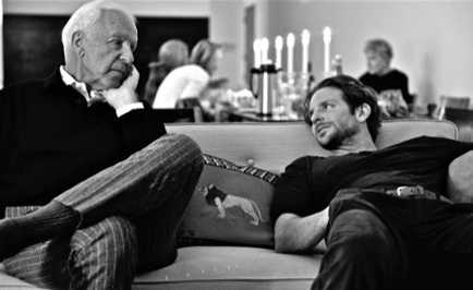 Bradley Cooper with his father